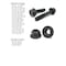 Boltsandnuts.Com Inch Grade 8 Hex Flange Frame Bolts & Lock Nuts Black Assortment - 352 PCS Assortment Kit #166 - alternate 4